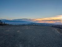 Dawn Over Mulholland Drive in Los Angeles