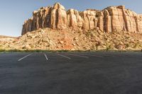 Dawn Over National Park Desert Geology