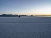 Dawn over the Ocean in Lisbon, Portugal