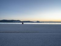 Dawn over the Ocean in Lisbon, Portugal