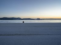 Dawn over the Ocean in Lisbon, Portugal