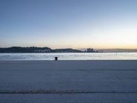 Dawn over the Ocean in Lisbon, Portugal