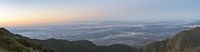 Dawn Over Suburban Landscape: A Serene Aerial View