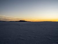 Dawn over the Salt Lake Desert: A Spectacular View