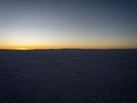 Dawn over the Salt Lake Desert: A Spectacular View