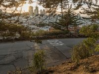Dawn Overlook of San Francisco: A High View of the Highway