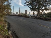 Dawn Overlook of San Francisco Skyline