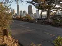 Dawn Overlook of San Francisco Skyline