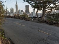 Dawn Overlook of San Francisco Skyline