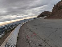 Dawn Overlooking California: A Mountain View