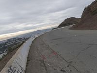 Dawn Overlooking California: A Mountain View