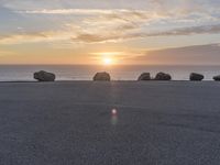 Dawn Overlooking the Pacific Coast in California, USA