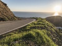 Dawn on the Pacific Coast Highway in California, USA