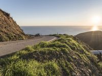 Dawn on the Pacific Coast Highway in California, USA