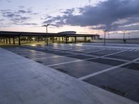 Dawn at a Parking Garage in Berlin