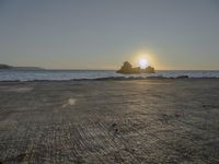 Dawn Portugal Beach Sunlight Ocean 004