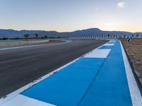 Dawn at the Race Track: A Cloudy Setting for an Exciting Race