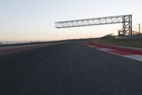 Dawn on the Race Track: A Straight Road Ahead