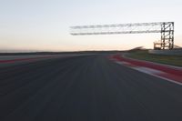 Dawn on the Race Track: A Straight Road Ahead