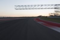 Dawn on the Race Track: A Straight Road Ahead