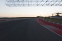 Dawn on the Race Track: A Straight Road Ahead