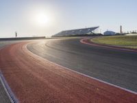 Dawn at the Race Track: A Stunning Sunrise