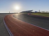 Dawn at the Race Track: A Stunning Sunrise