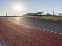 Dawn at the Race Track: A Stunning Sunrise