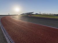 Dawn at the Race Track: A Stunning Sunrise