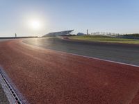 Dawn at the Race Track: A Stunning Sunrise