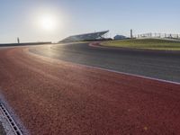 Dawn at the Race Track: A Stunning Sunrise