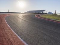 Dawn at the Race Track: A Stunning Sunrise