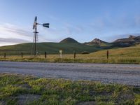 Dawn Road: Scenic Asphalt Landscape with Mountain View