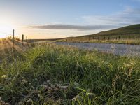 Dawn Road: Asphalt Low, California, USA-001