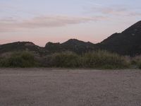 Dawn Road in California, USA