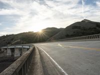 California Dawn Road Landscape