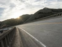 California Dawn Road Landscape