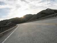 California Dawn Road Landscape