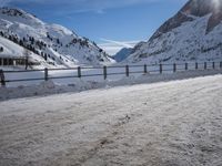 Dawn Road Across Mountain Landscape in Germany