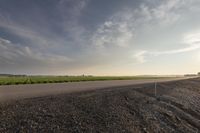 Dawn in Rural Canada: Low Clouds and a Lush Field