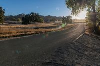 Dawn in a Rural Landscape: Clear Sky and Serene Views