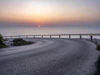 Dawn Scenic Road Along the Mallorca Coast