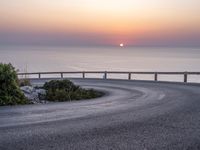 Dawn Scenic Road Along the Mallorca Coast