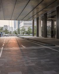 Dawn Over Shenzhen Cityscape with Concrete Buildings