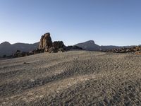 Dawn Over Spain's Desert Landscape in Tenerife