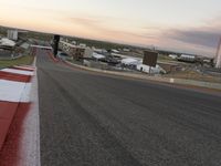 Dawn on a Straight Highway