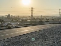 Dawn Suburban Landscape Los Angeles California 001