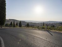 Dawn in Tuscany: Sunlight on a Rural Landscape