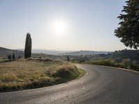 Dawn in Tuscany: Sunlight on a Rural Landscape