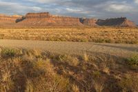 Dawn in Utah: Desert Landscape with Clear Skies